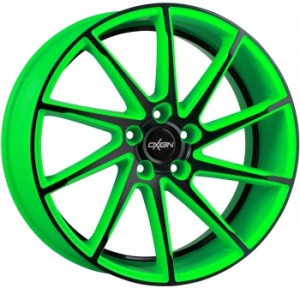 Oxigin OX 20 Attraction Felge - attraction colour cut-neon green Felge