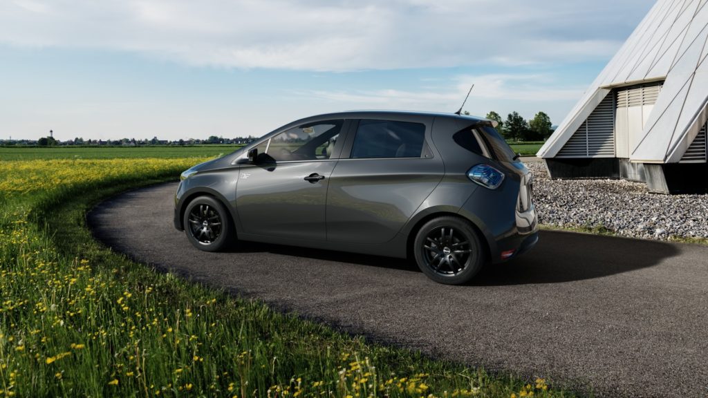 Neue Elektroautos 2019/2020 - Renault Zoe mit Tieferlegung und 16 Zoll Proline Wheels VX100 Black Matt Alufelgen
